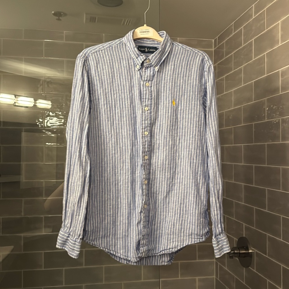 Linen Polo Button Down